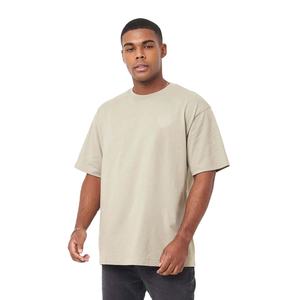 Camiseta Oversize 100% Algodón con Estampado Gráfico para Hombre, Estilo Urbano de Verano, Tejido Pesado de 230 Gramos, Patrón de Letras, Transpirable - Product Image 1