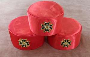 Collection de Régalia Maçonnique Rose-Croix : Collier, Bijoux, Collet, Écharpe, Tabliers et Chapeaux, Régalia Maçonnique Brodée à la Main - Product Image 2