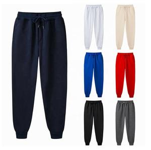 Logo personnalisé vierge pantalons de survêtement imprimé uni teint hommes pantalons de jogging pantalon de survêtement vierge - Product Image 1