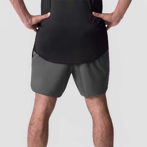 Athletic Shorts <b>Back</b> Zipper Pocket Gym Fitness Drawstring Waterproof Breathable Eco-Friendly Polyester/Nylon Quick Dry <b>for</b> Men 5 - Product Image 2