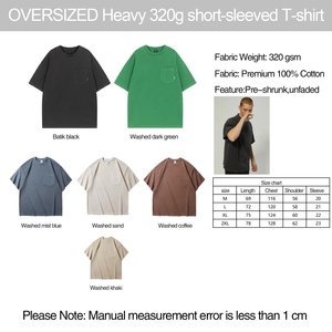 Fabricantes OEM 240G camiseta peso pesado camisetas Homme Unisex liso personalizado 100% algodón peinado de gran tamaño camiseta personalizada - Product Image 6
