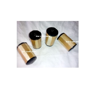 Juego de Salero y Pimentero de Cuerno de Alta Calidad, Accesorios de Cocina, Frascos de Especias de Cuerno con Soporte para el Hogar, Hecho en India - Product Image 1