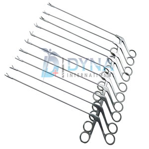 Ensemble de forceps de chirurgie laryngée micro ORL de 10 pièces, biopsie de pince à ciseaux - Product Image 5