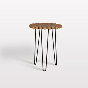 Mesas auxiliares de madera de estilo tradicional moderno, mesitas de noche al por mayor para dormitorio, comedor, sala de estar, uso para café y mesa auxiliar - Product Image 4