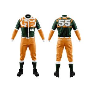 Nouvelle arrivée pour ensemble d'uniformes de baseball pour hommes maillot de sport imprimé pour les sports de plein air pour adultes conception de logo personnalisé - Product Image 3