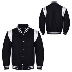 Veste décontractée confortable pour homme avec col montant et logo frontal, look sportif classique pour un usage quotidien urbain - Product Image 4