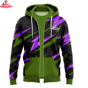 Sudadera con Capucha Sublimada para Hombre de la Mejor Calidad, Personalización OEM, Sudadera Deportiva Sublimada para Adultos - Product Image 3