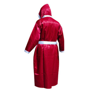 2025 Robe de boxe personnalisée pour hommes et femmes avec tissu polyester de qualité supérieure respirant Arts martiaux Wear-Robe de boxe - Product Image 2
