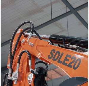 NOUVELLE mini-excavatrice hydraulique 20HP EPA avec pince hydraulique inclinable et chenilles larges en promotion |   La livraison s'effectue dans le monde entier - Product Image 3