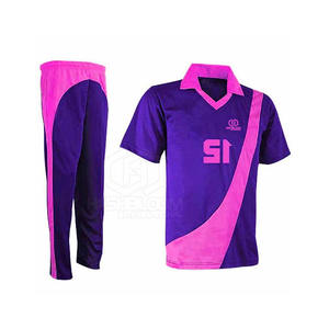 Maillot de cricket respirant et confortable de haute qualité pour hommes, à séchage rapide, logo personnalisé, couleurs 100% polyester, vêtements de sport, col polo - Product Image 2