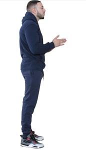Trajes de chándal de talla XL de alta calidad para hombre, cuello con capucha de lana transpirable, ecológico, el mejor estilo para invierno, talla grande, buen precio - Product Image 3