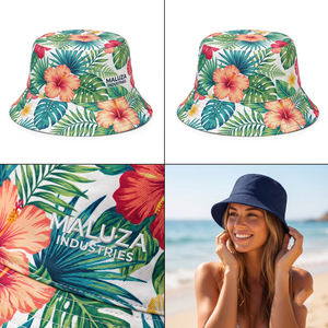 Sombrero de Pescador Personalizado al por Mayor, Unisex, de Poliéster y Terciopelo, Protección Solar para Exteriores, Verano, Playa, Viajes, Antibacteriano, Fábrica OEM - Product Image 5