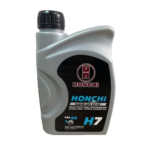 Aceite de motor HONCHI SAE40 Premium Mineral Heavy Duty API SM/sintético mezclado adecuado para motores de gasolina y diésel