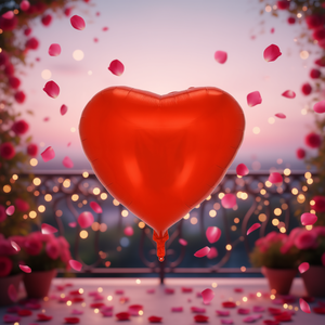 Globo de Corazón Rojo para Fiesta, 32 Pulgadas (81 cm), Decoraciones para el Día de San Valentín - Product Image 3