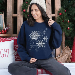 Sweat-shirt de Noël imprimé personnalisé pull-over de vacances unisexe fournisseur en gros direct d'usine OEM hiver 100% coton polaire - Product Image 2