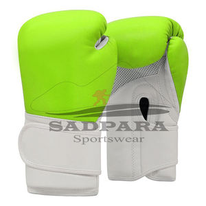 ถุงมือชกมวยหนัง PU สำหรับผู้ใหญ่อุปกรณ์ชกมวยสวมใส่สบายสำหรับฝึกศิลปะการต่อสู้โลโก้ออกแบบได้ตามต้องการ - Product Image 1