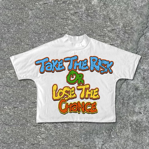 Camiseta recortada personalizada con cuello redondo y cuadrado, tela de punto de peso pesado con patrón de hombros caídos teñido liso para hombres - Product Image 4