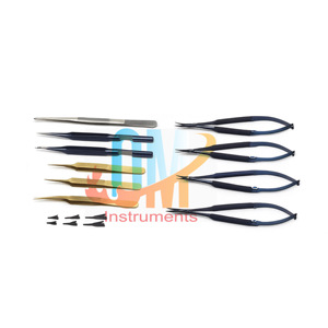 ชุดเครื่องมือผ่าตัดไมโครออพตา17ชิ้นสแตนเลสเกรดทางการแพทย์มาตรฐานเยอรมันได้รับการรับรองมาตรฐานทางการแพทย์มาตรฐาน CE ISO 13485หม้อนึ่งความดัน - Product Image 5