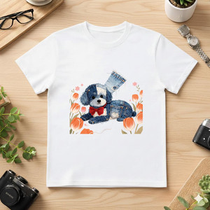 T-Shirt Unisex 100% Cotone 210GSM Stile Casual con Stampa di Rose Personalizzata Disponibile in Varie Taglie - Product Image 1