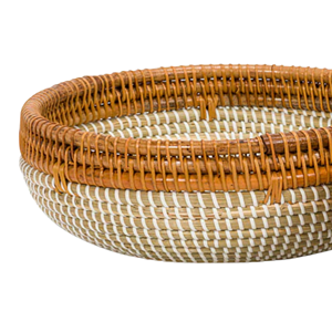 Lo más nuevo, cuenco redondo artesanal para servir algas marinas, frutero para decoración del hogar, decoración de fiesta, precio barato al por mayor de Vietnam - Product Image 2