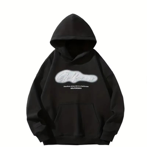 Sudadera con capucha de lana de diseño de nuevo estilo, ropa de hombre de invierno mezclada de algodón básico de calidad superior, Sudadera con capucha de lana superventas - Product Image 1