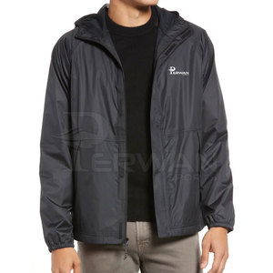 Veste coupe-vent pour homme sur mesure, veste d'hiver streetwear, tissu imperméable en polyester/nylon, col à capuche, fermeture éclair, séchage rapide - Product Image 2