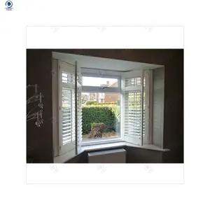 Prima Prima özel alüminyum çerçeveli çift camlı kanatlı pencere tasarımı iç kepenk ile en iyi kanatlı pencere
