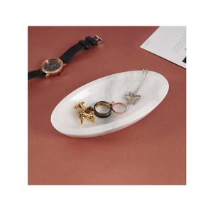 Marble Jewelry Trays Modern Home Decoration Table Marble for <b>Wedding</b> and Ramadan and handmade use - Product Image 3