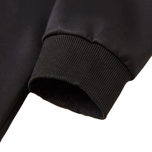 2025 Unisex 100% Polyester Fleece Casual Solid Jogging Suit Breathable Two-Piece Outfit Pullover Hoodie Flare <b>Trouser</b> Winter - Product Image 6