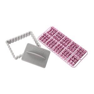 3 pezzi facile decorazione lettera Cookie Cutter Set su misura in Silicone metallo fondente frese zucca per la cottura della torta decorazione - Product Image 3