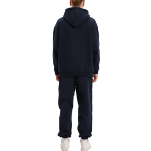 Chándal de Alta Calidad para Hombre, de Algodón y Felpa, Talla Grande, para Uso en Exteriores, Sudadera con Hombros Caídos y Pantalones Deportivos Holgados - Product Image 2