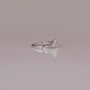 Custom Oval Cut Lab Grown Diamond <b>Light</b> Pink Engagement Ring 18k Solid Gold Plated Handmade Ring gift <b>for</b> girls - Product Image 3