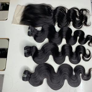 Venta al por mayor 8-32 pulgadas 10A 12A Super doble dibujado evento cuerpo onda paquetes estilos de moda Color Natural 100% extensiones de cabello humano - Product Image 6