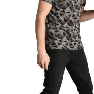 Camisetas de cuello redondo para hombre de la mejor calidad, algodón personalizado/fibra de bambú de punto, transpirable, secado rápido, Manga corta para adultos - Product Image 4