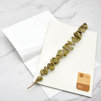 Livre de rangement pour autocollants réutilisable A5 - Organisateur de 50 feuilles de papier de transfert vierge pour les amateurs d'autocollants