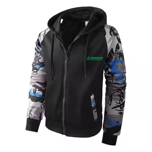 Venta al por mayor personalizado cremallera Sudadera con capucha pantalones térmicos hombres Casual Sudadera con capucha bajo MOQ mejor calidad polar hombres sudaderas con capucha 330 GSM para hombres - Product Image 1