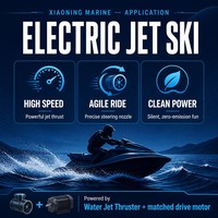Propulseur à jet d'eau 160, pompe à jet électrique, propulsion 11-90 kW, entraînement de bateau marin