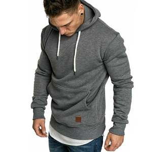 Sudadera con Capucha Personalizada para Hombre, Estilo Urbano, Informal, Holgada, con Bolsillo, de Poliéster/Algodón, Impermeable, Transpirable, Forrada de Felpa - Product Image 2