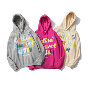 OEM Vente en gros 100% coton personnalisé 3D pour coupe régulière hiver brodé sweat-shirts à capuche pour hommes grande taille - Product Image 5