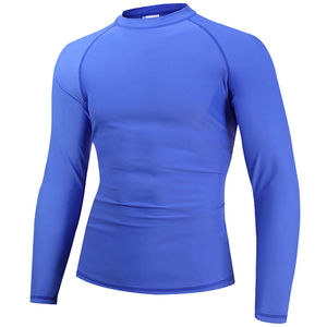 Chemises de compression à manches longues et à séchage rapide pour hommes Rash Guard OEM Design personnalisé de haute qualité MMA Rash Guard Prix raisonnable 2025 - Product Image 2