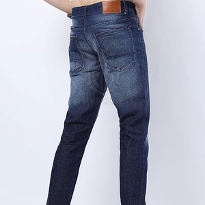 Men's Customized Regular Casual Streetwear High Street <b>Jeans</b> Breathable Eco-Friendly Lightweight Canvas Reasonable Trousers - Product Image 3