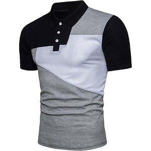 Polo de Manga Corta para Hombre de Alta Calidad, Color Sólido, con Logotipo Personalizado Impreso, al por Mayor, Blanco Puro, Uniforme Deportivo de Golf, Tejido de Punto - Product Image 3