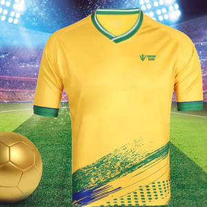 Maillot de football 100% polyester en gros - Couleurs et tailles personnalisées, léger, respirant, séchage rapide, idéal pour les joueurs de football ! - Product Image 3