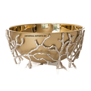 Cuenco de chocolate de lujo martillado de metal Cuenco dulce hecho a mano de buena calidad Cuenco de chocolate nuevo al por mayor más vendido - Product Image 6