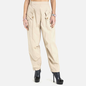 ผลิตในอิตาลี กางเกงขายาวผู้หญิง สำหรับฤดูใบไม้ผลิและฤดูร้อน มีหลายสีให้เลือก - Product Image 2