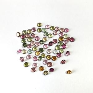 Piedras preciosas sueltas certificadas IGI calibradas de alta calidad con corte facetado de turmalina múltiple de 2,25mm de grado AAA, piedras semipreciosas naturales - Product Image 2