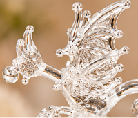 Bouteilles de parfum en verre en forme de dragon égyptien faites à la main pour la vente en gros
