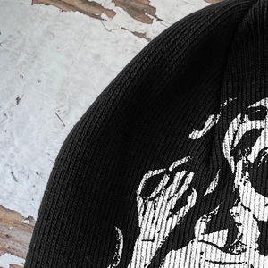 Gorro de Punto Jacquard OEM con Logotipo Personalizado para Marca, Transpirable e Impermeable, para Eventos, Estilo Urbano, Playa, con Lazos y Puntos - Product Image 2