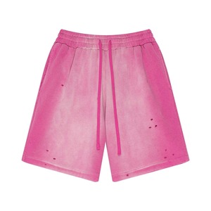 Custom ODM printing High Quality Sun Faded 100% Cotton <b>Vintage</b> Distressed <b>Shorts</b> <b>Men</b> oversize Blank Acid Wash <b>Shorts</b> - Product Image 4