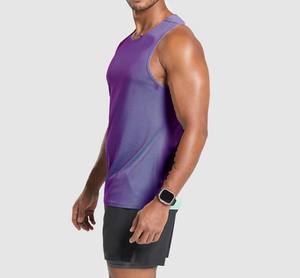 Débardeur de sport pour homme sur mesure de haute qualité, surdimensionné, à séchage rapide, vêtements de sport actifs - Product Image 4